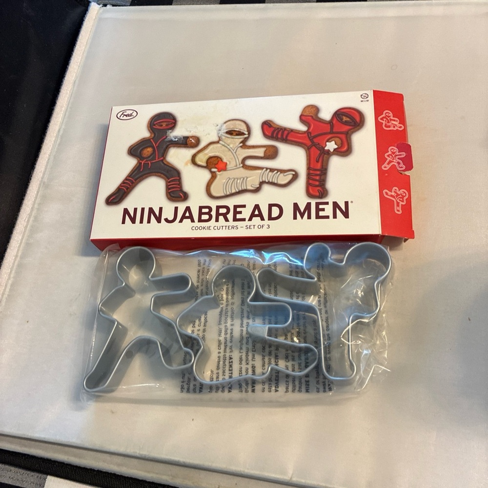 Fred Ninjabread Men Cookie Cutters Trio